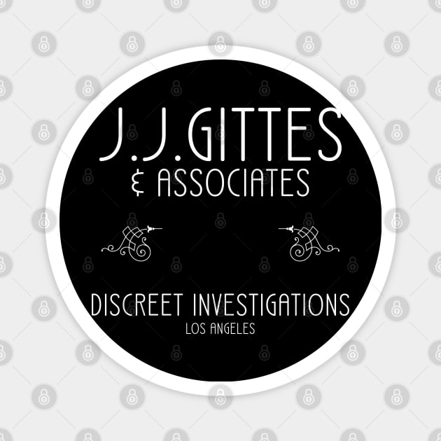 J J Gittes Design Magnet by HellwoodOutfitters